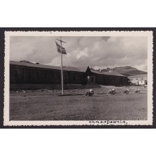 TIERRA DEL FUEGO USHUAIA ANTIGUA FOTO TAMAÑO TARJETA POSTAL LA COMANDANCIA